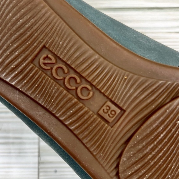 ECCO Women's Osan Green Gables Ballerina‎ Pumps Loafer Slip Ons Size 8-8.5 - Picture 10 of 12
